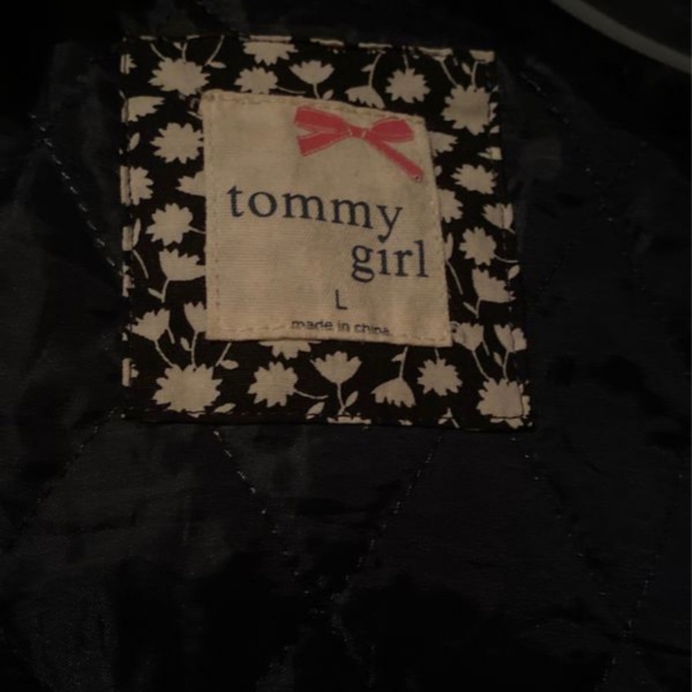 Tommy girl varsity jacket .